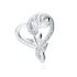 Pandantiv argint inima cu trandafir si pietre DiAmanti Z1985CR_W-DIA (Argint 925‰ 2 g.)